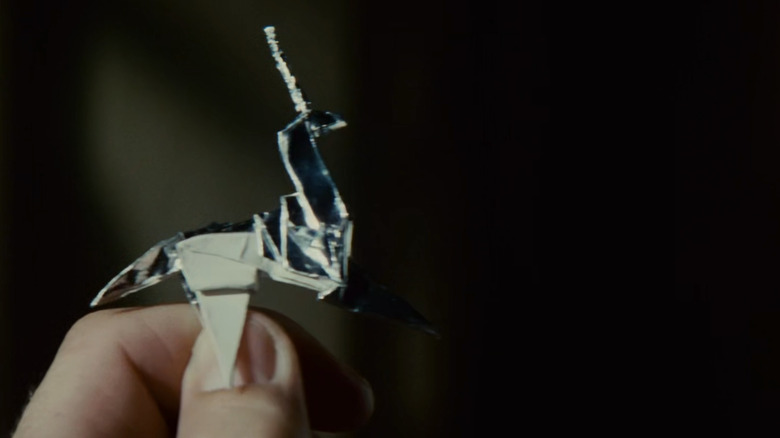 The foil unicorn in Blade Runner