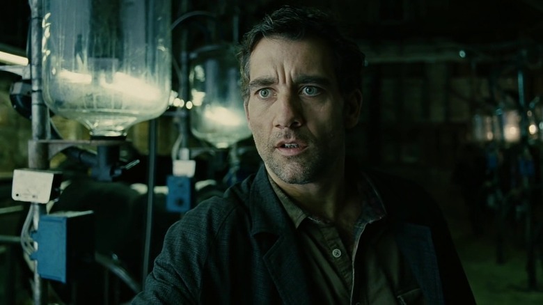 Theo (Clive Owen) in a lab in Children of Men