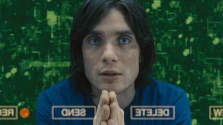 Robert Capa (Cillian Murphy) recording a message in Sunshine