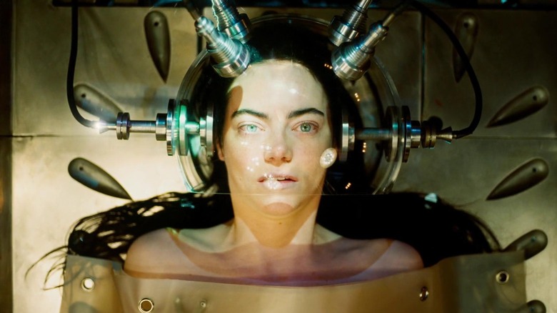 Bella Baxter (Emma Stone) being experimented on in Poor Things