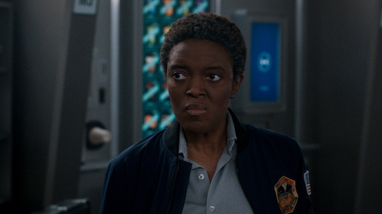 Krys (Danielle Poole) looks defiant on For All Mankind