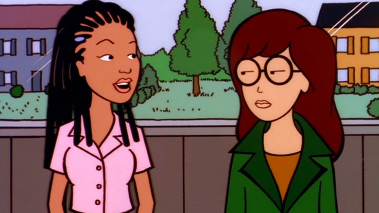 Daria speaking with Jodie on Daria