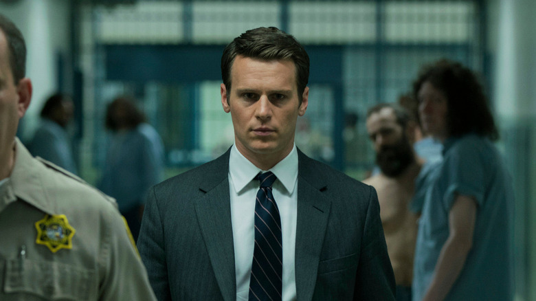 Jonathan Groff as Holden Ford in MIndhunter.