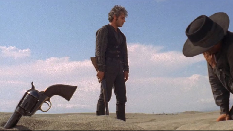 Gian Maria Volonte as Brett, rethinking his life in Face to Face