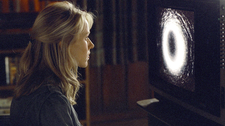 Naomi Watts as Rachel, mesmerized in The Ring