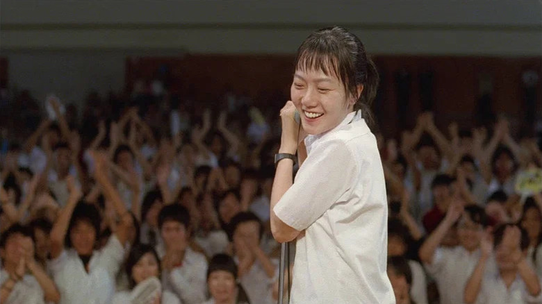 Bae Doona as Son, enjoying performing in Linda Linda Linda