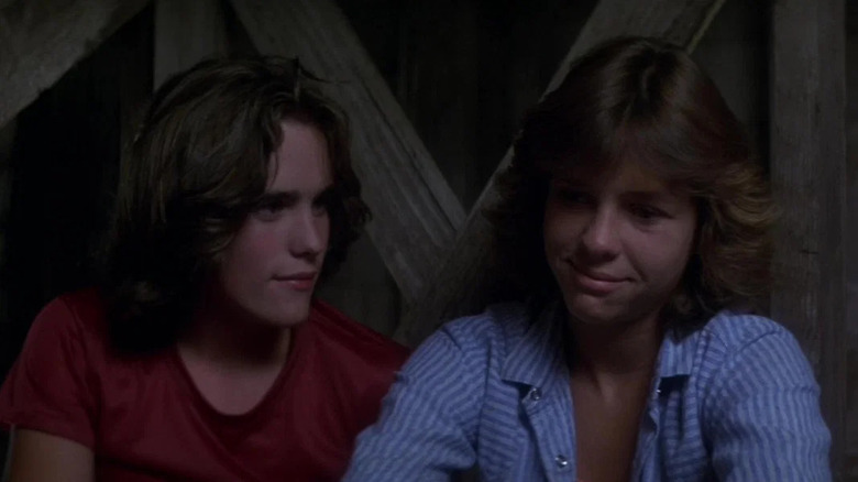 Mat Dillon as Randy and Kristy McNichol as Angel, thinking about going all the way in Little Darlings
