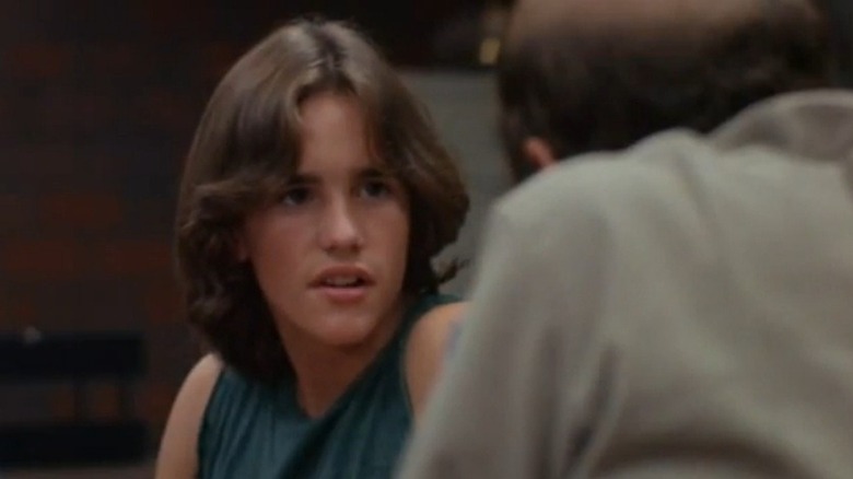 Matt Dillon as Richie, giving guff to adults in Over the Edge