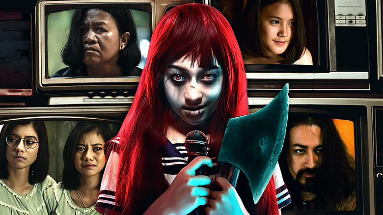Gena Desouza as Premika in Killer Karaoke, David Asavanond as Jesus in Countdown, Marsha Vadhanapanich as Pim/Ploy in Alone, Phantira Pipityakornas as Sai in Inhuman Kiss, Sawanee Utoomma as Nim in The Medium