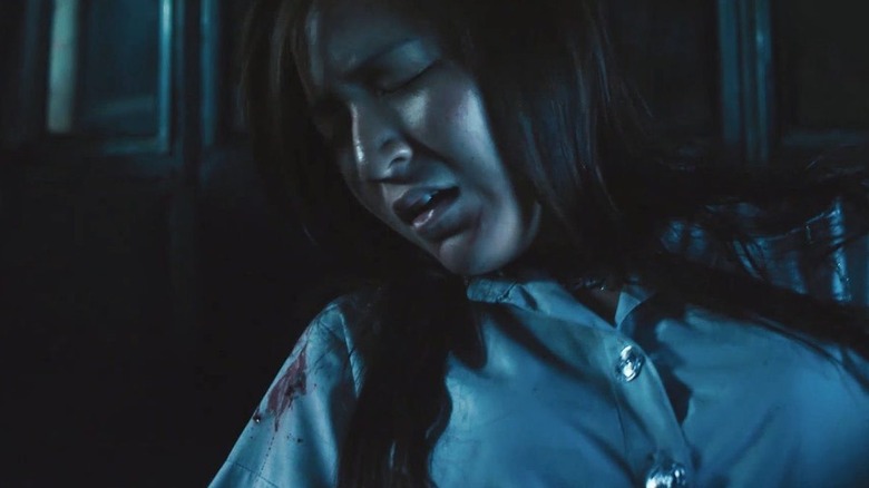 a frightened student in Scared