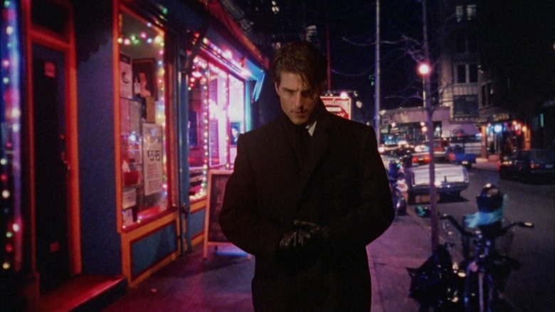 Tom Cruise walking down street