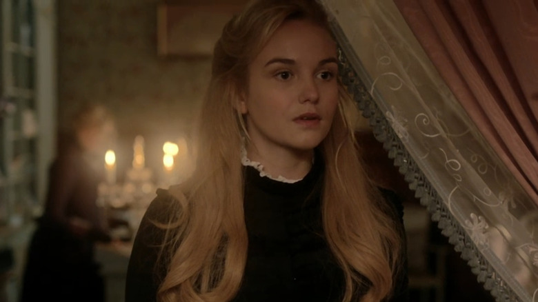 Denise (Joanna Vanderham) surprised in The Paradise