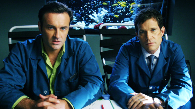 Julian McMahon and Dylan Walsh as Christian and Sean on Nip Tuck