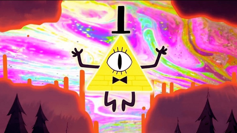 Bill, the eldritch abomination behind the weirdmageddon, in Gravity Falls