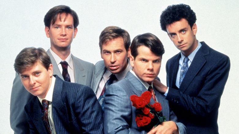 The cast of Kids in the Hall posing