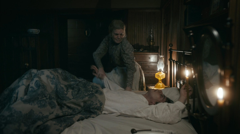 Edwin (Connor Hammond) having a fit in Lore
