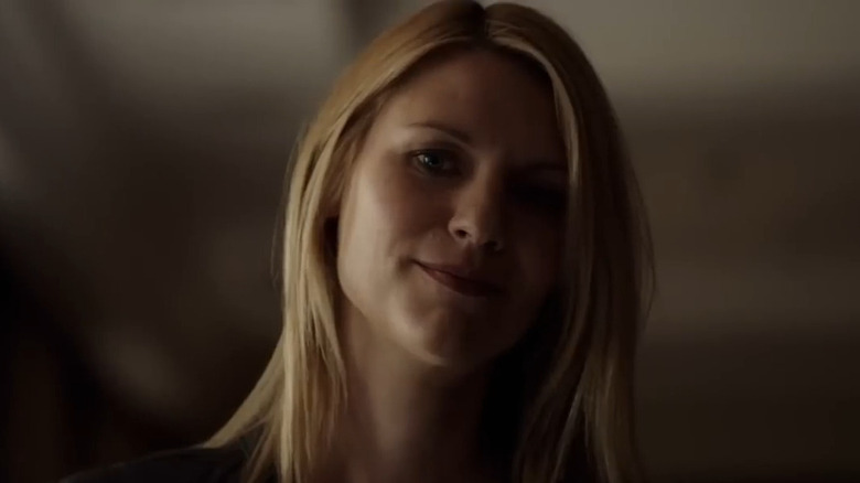 Carrie Mathison (Claire Danes) in the shadows on Homeland