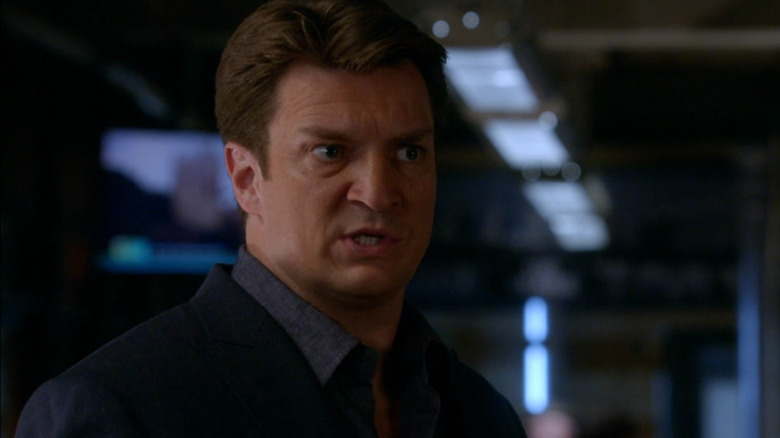 Richard Castle (Nathan Fillion) speaking on Castle