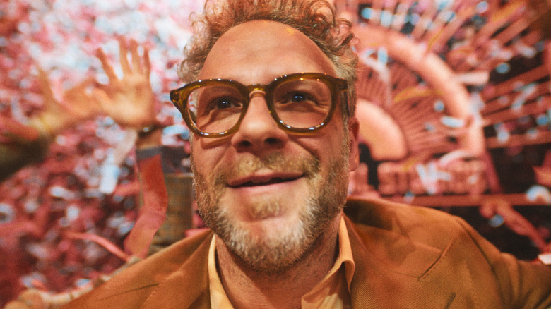 Seth Rogen as Matt Remick looking amazed in The Studio