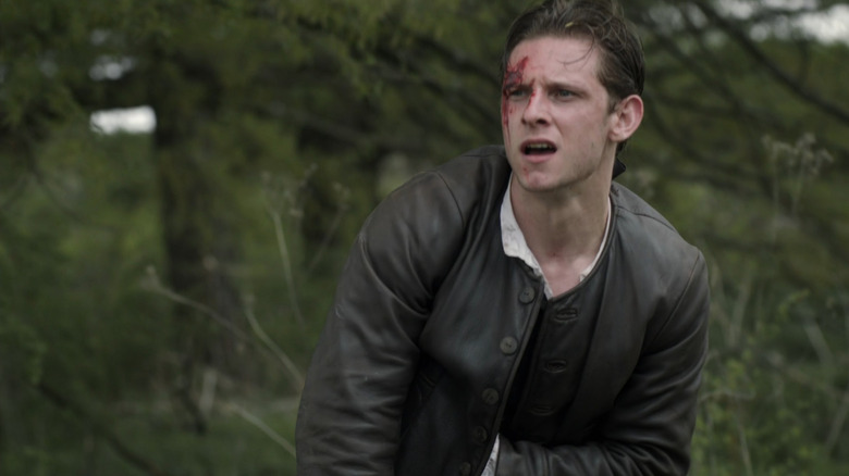 Abraham (Jamie Bell) wounded on Turn