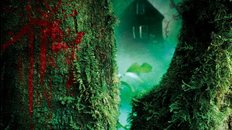 Blood and grassy fog wrap old homes on the cover of Last Days