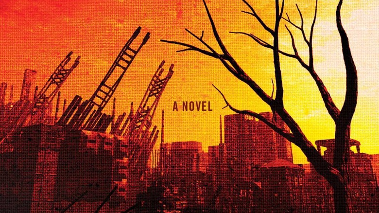 An apocalyptic, ruined city on the cover of McCammon's Swan Song