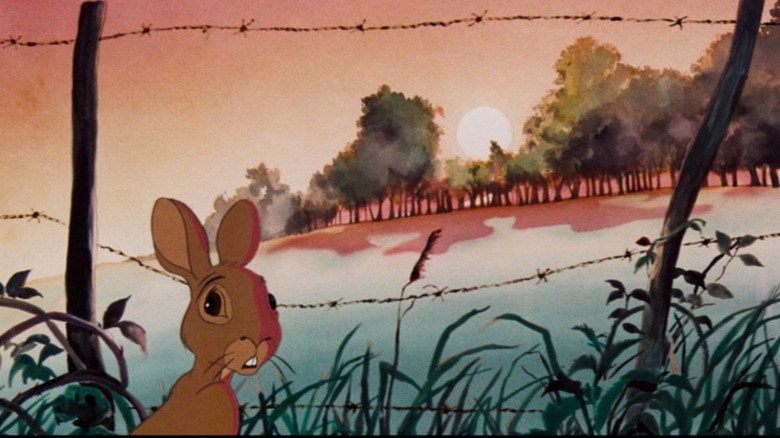 Fiver beholds a terrible vision in Watership Down