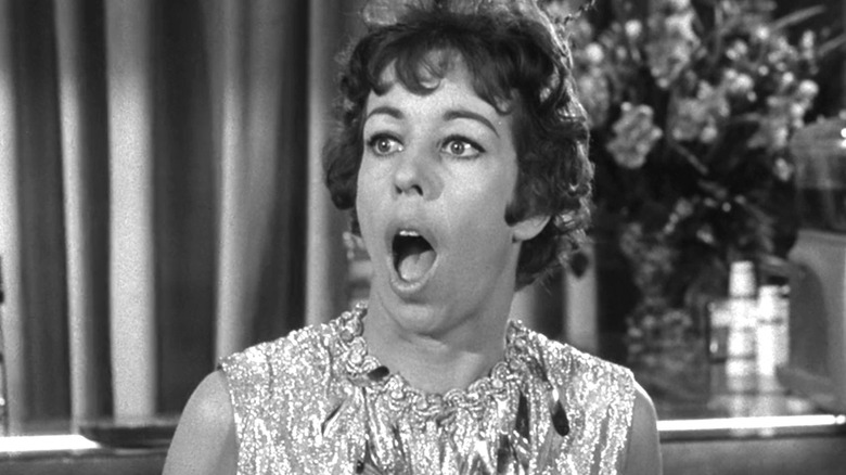 Agnes Grep (Carol Burnett) gasping on The Twilight Zone