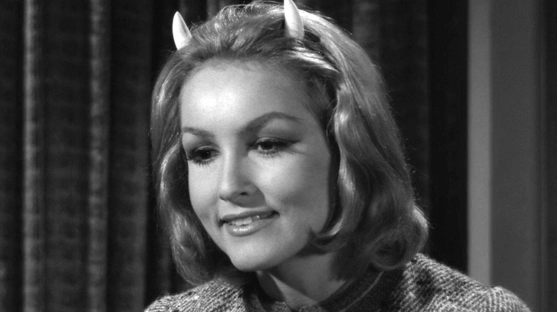 Miss Devlin (Julie Newmar) with horns on The Twilight Zone