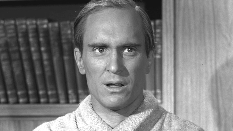 Charley Parkes (Robert Duvall) wearing a robe on The Twilight Zone