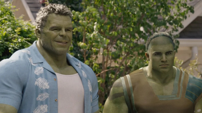 Hulk introduces his son from Sakaar, named Skaar, in She-Hulk (2022)