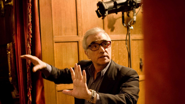 Martin Scorsese explaining vision on set of Shutter Island