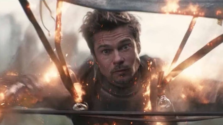 Vanisher (Brad Pitt) getting electrocuted in Deadpool 2