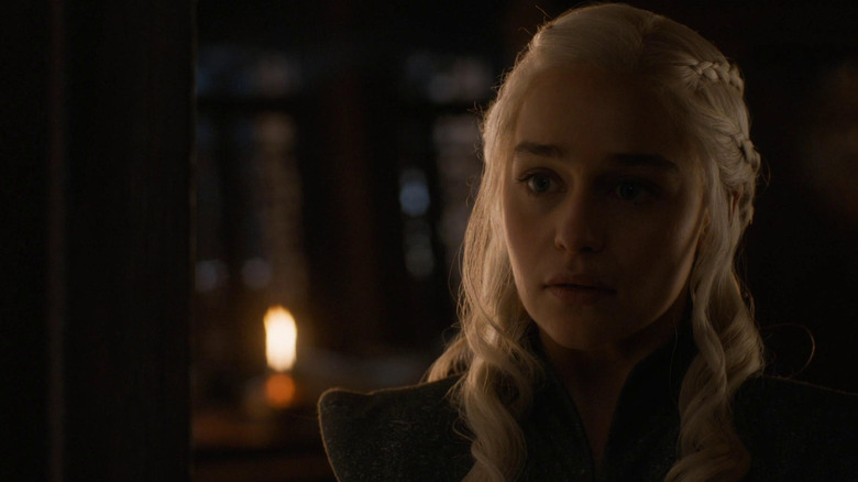 Emilia Clarke as Daenerys in Game of Thrones