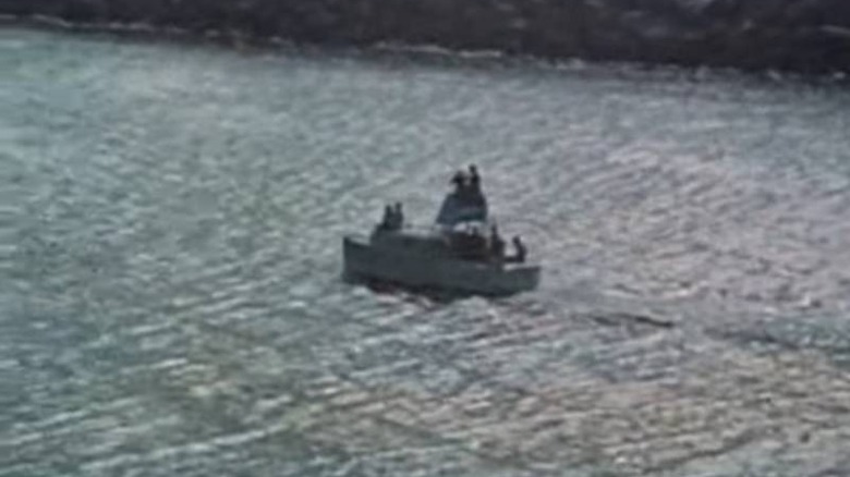 Passengers aboard the S.S. Minnow in the Gilligan's Island opening song