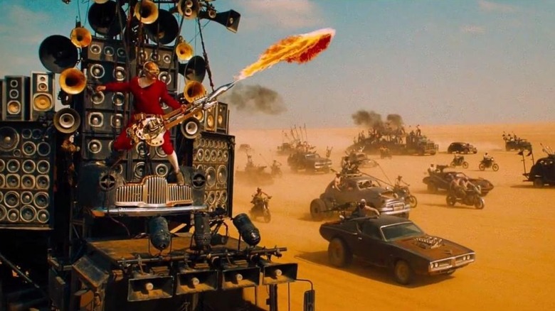 an epic chase in Mad Max Fury Road