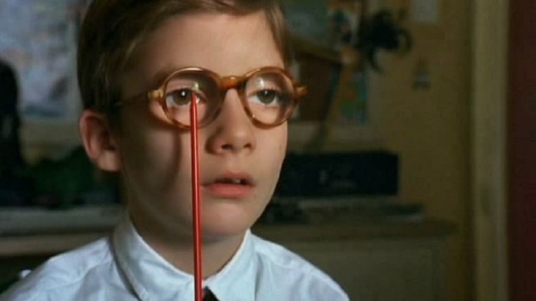 Ben Keyworth as Lucas, thinking in Afraid of the Dark