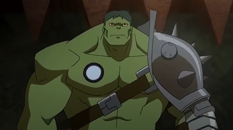 Hulk wearing armor