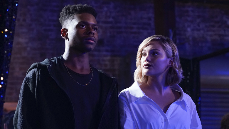 Aubrey Joseph and Olivia Holt as Tyrone Johnson and Tandy Bowen in Cloak & Dagger