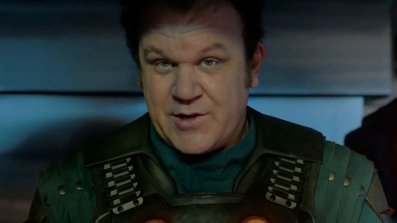 John C. Reilly as Nova Corps member Rhomann Dey in Guardians of the Galaxy