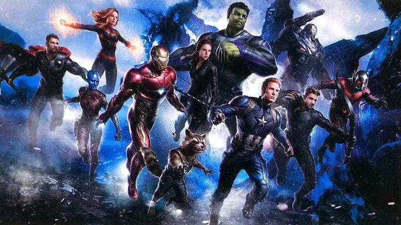 The Avengers assemble in concept art for Avengers: Endgame