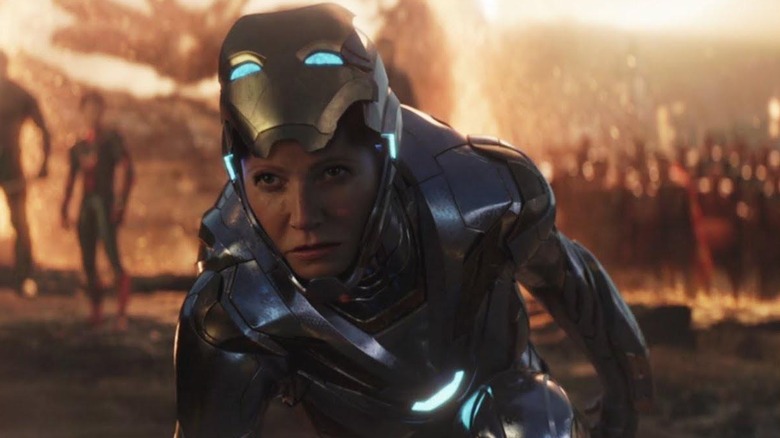 Gwyneth Paltrow as Pepper Potts, dressed as Rescue, in Avengers: Endgame