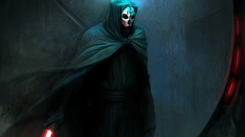 Darth Nihilus in artwork from Star Wars Knights of the Old Republic II: The Sith Lords