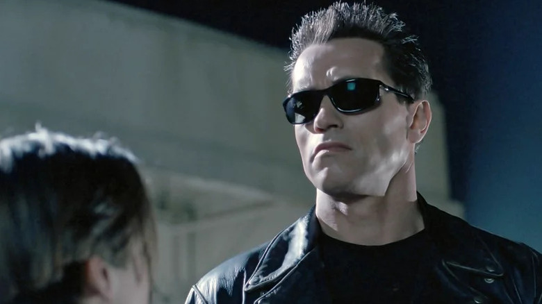 Arnold Schwarzenegger as the T-800 in Terminator 2: Judgement Day