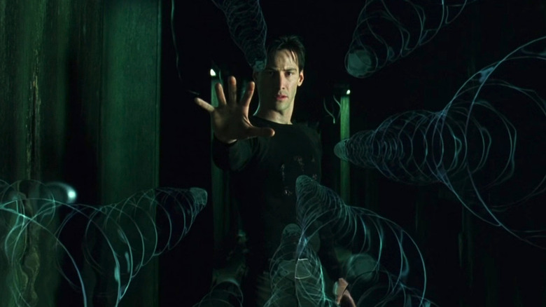 Keanu Reeves as Neo in The Matrix