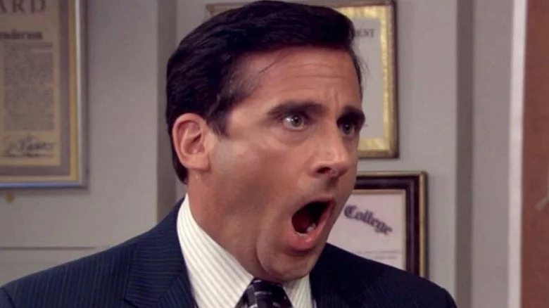 Michael Scott (Steve Carell) yelling on The Office
