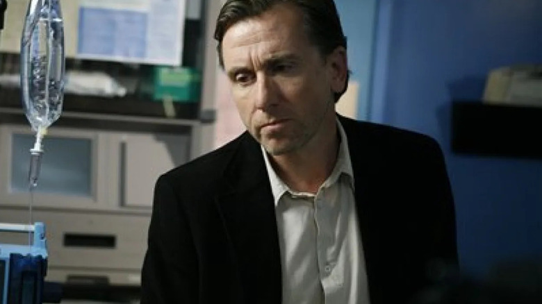 Tim Roth as Cal Lightman in the hospital on Lie to Me