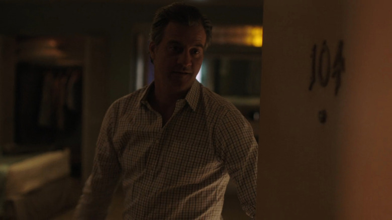 Bradley (Ross Patridge) opens hotel room door in Room 104