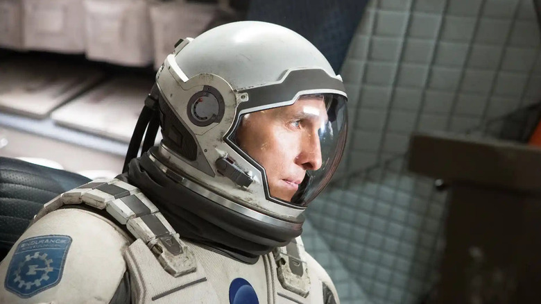 Matthew McConaughey as Joseph Cooper in Interstellar.