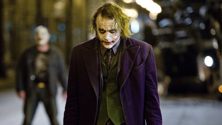 Heath Ledger as the Joker in The Dark Knight.